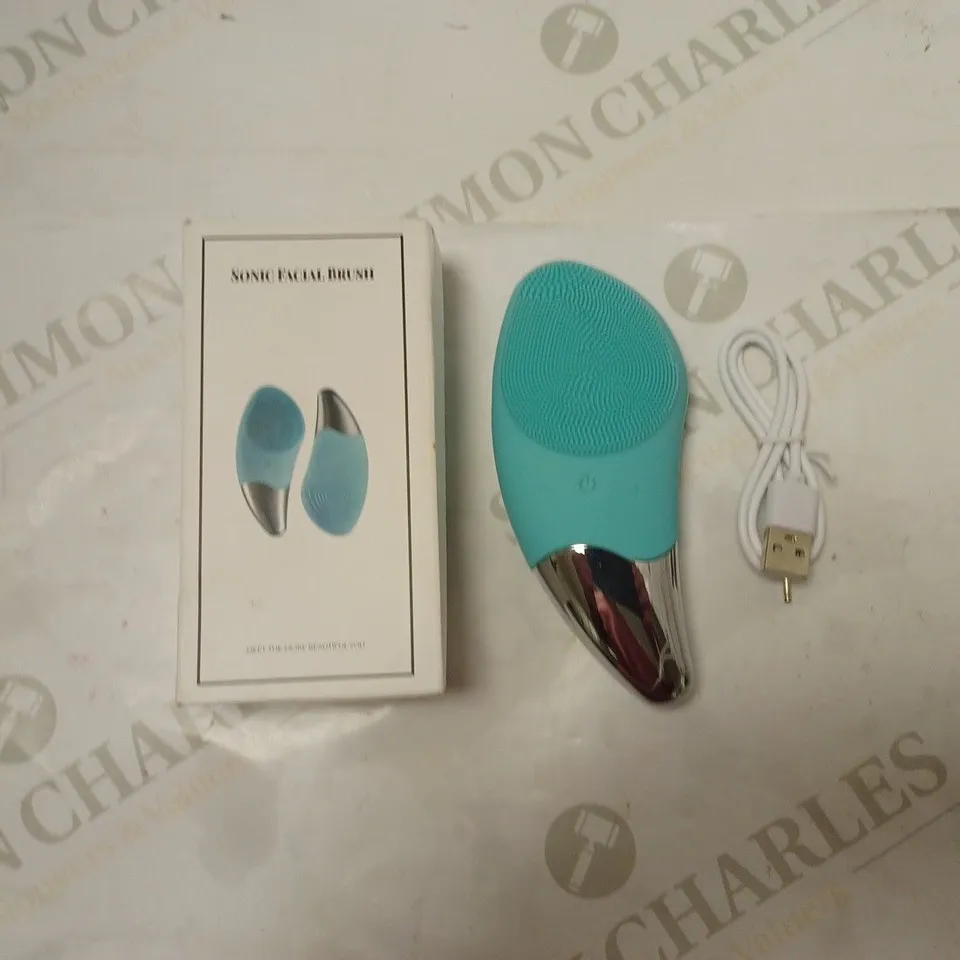 BOXED SONIC FACIAL BRUSH WITH USB CABLE AND INSTRUCTIONS