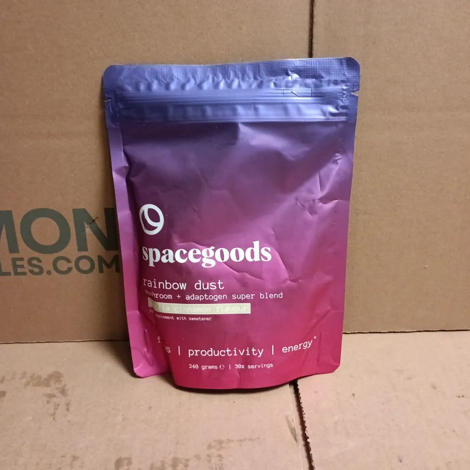RAINBOW DUST MUSHROOM + ADAPTOGEN SUPER BLEND VANILLA CINNAMON FLAVOUR 240G