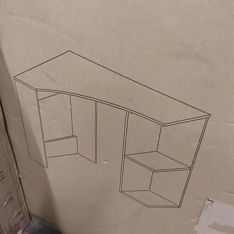 BOXED CHESIL CORNER DESK WHITE
