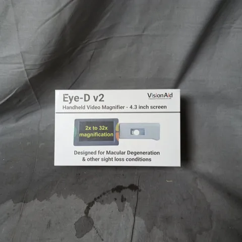 EYE-D V2 HANDHELD VIDEO MAGNIFIER - 4.3 INCH SCREEN (VISIONAID)