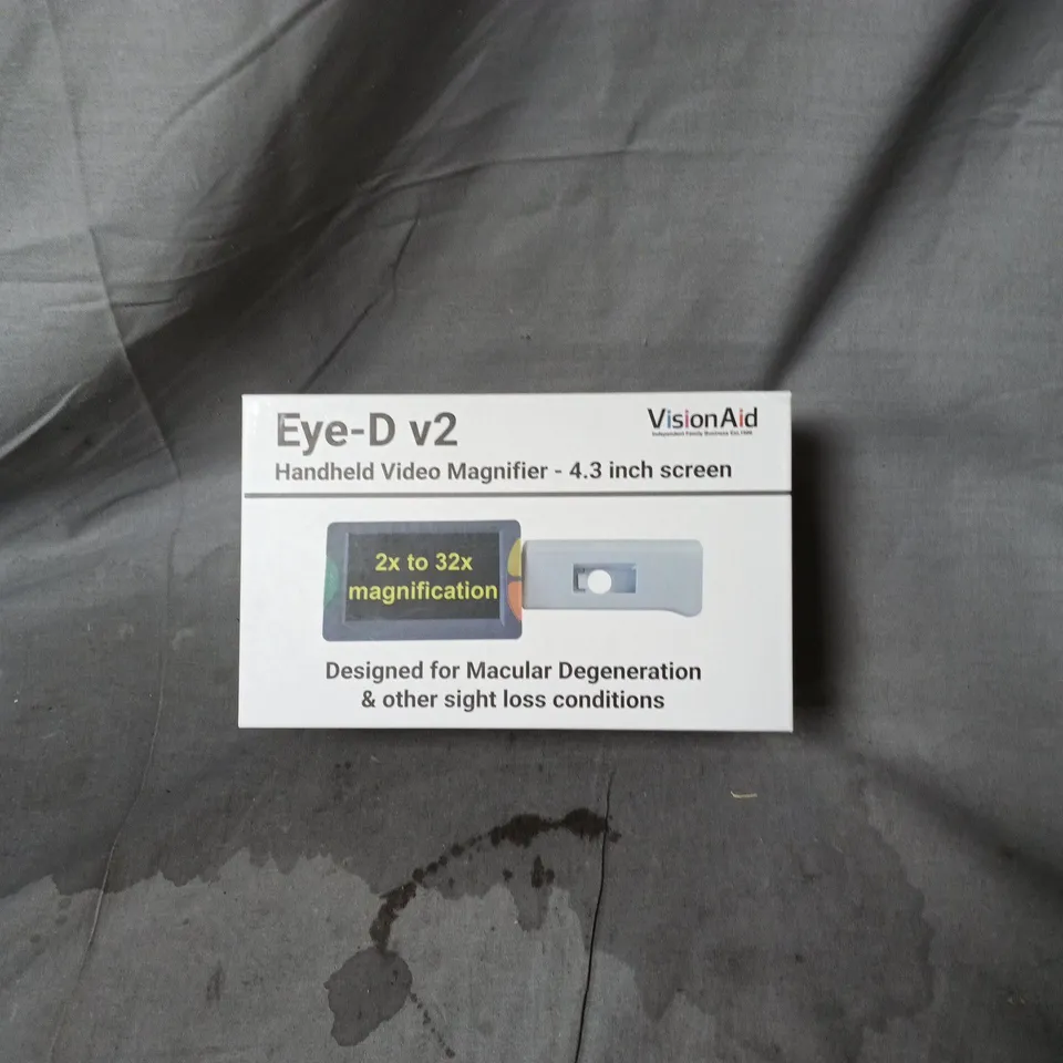EYE-D V2 HANDHELD VIDEO MAGNIFIER - 4.3 INCH SCREEN (VISIONAID)