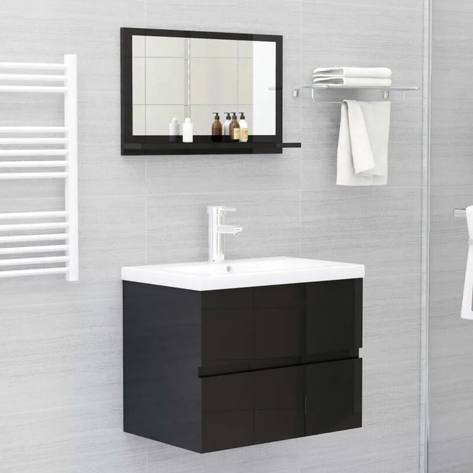 DORLEUS FRAMED WALL MOUNTED BATHROOM MIRROR 