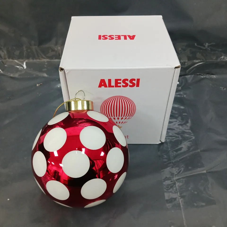 BOXED ALESSI DELIGHT BAUBLE 