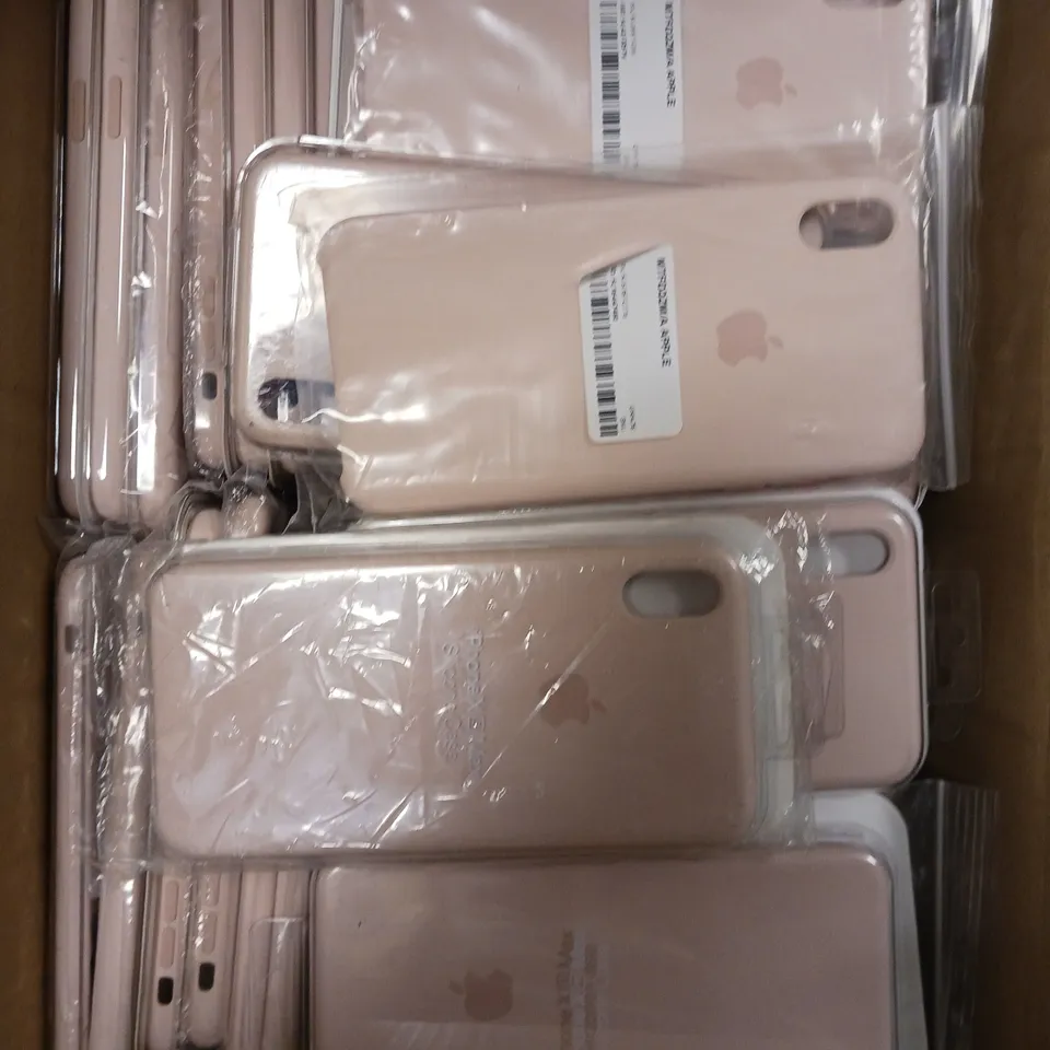 APPROXIMATELY 50 IPHONE XS MAX PROTECTIVE SILICONE CASES IN PINK 