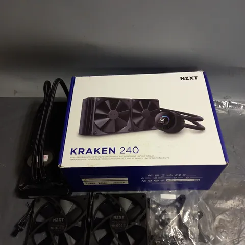 BOXED NZXT KRAKEN 240 LIQUID COOLER IN BLACK