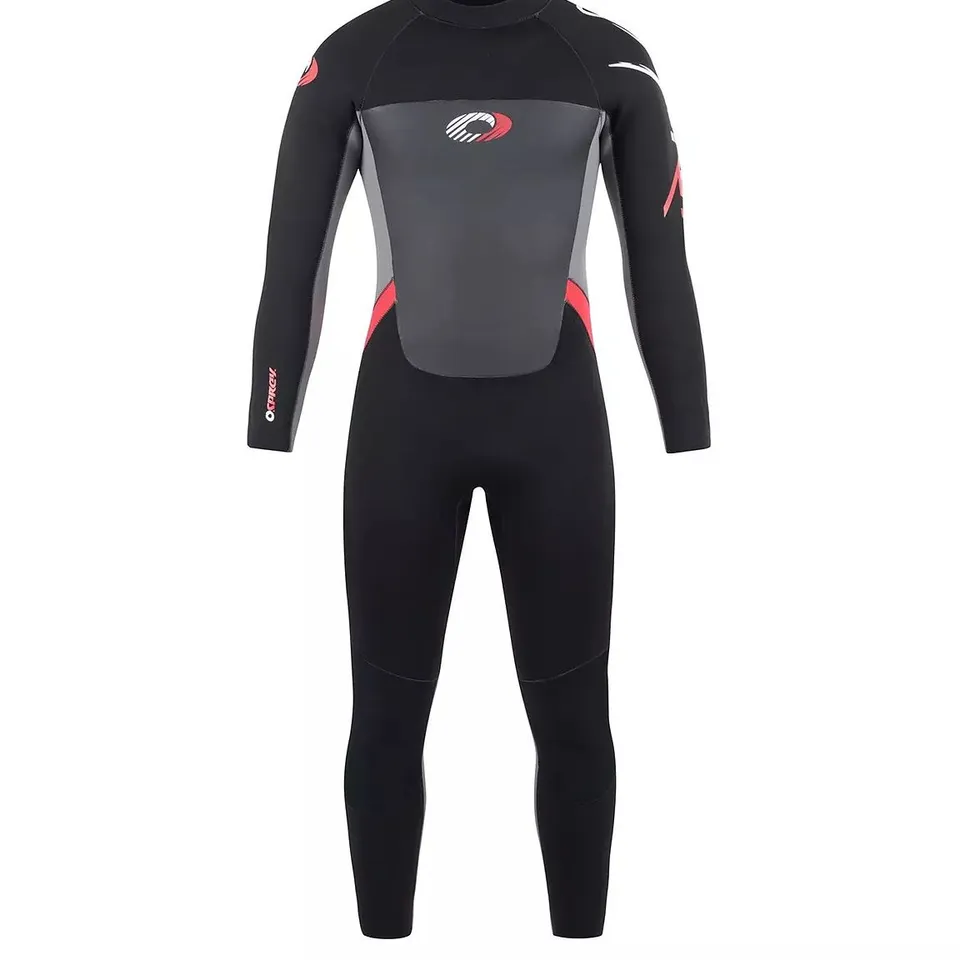 ORIGIN MENS LONG 5MM WETSUIT (BLACK/RED)