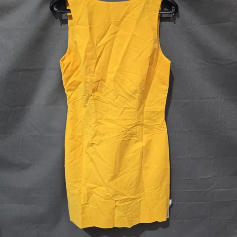 NOBODY'S CHILD FREYA MINI DRESS PLAIN – YELLOW, UK8 (EU 36, USA 4)