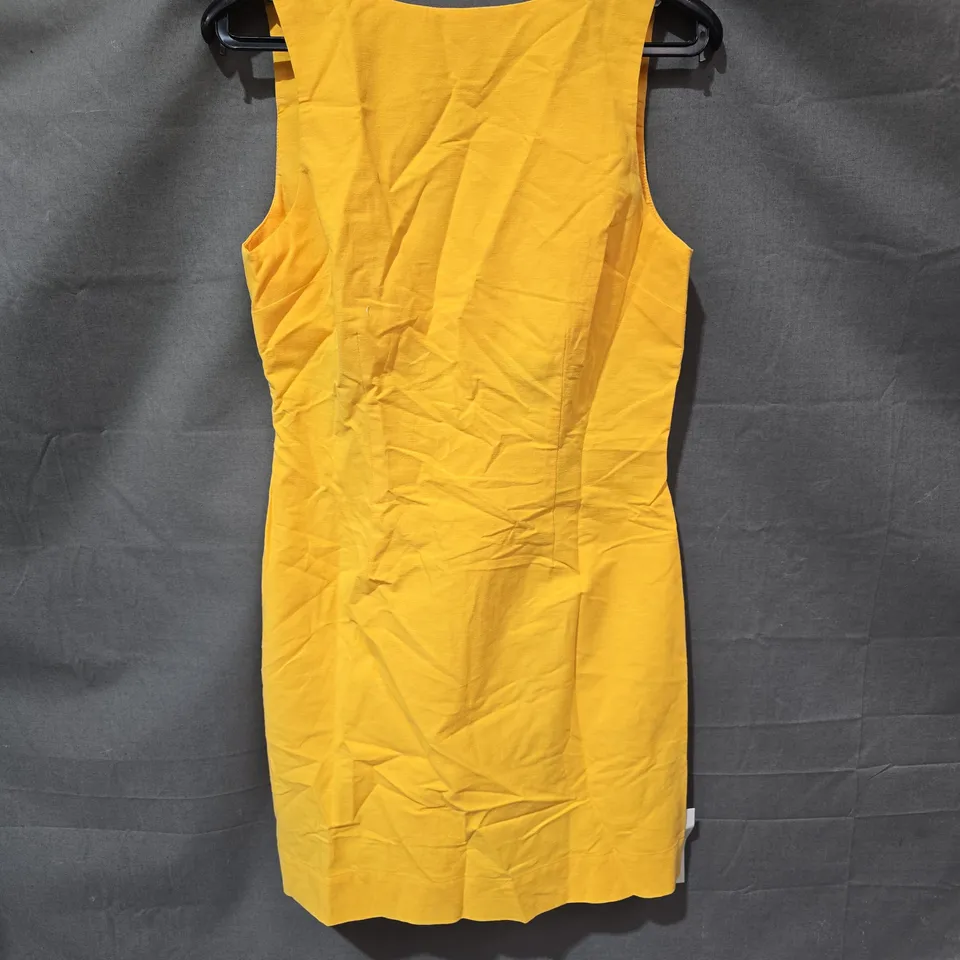 NOBODY'S CHILD FREYA MINI DRESS PLAIN – YELLOW, UK8 (EU 36, USA 4)