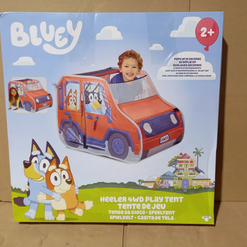 BLUEY HEELER 4WD POP UP PLAY TENT RRP £24.99