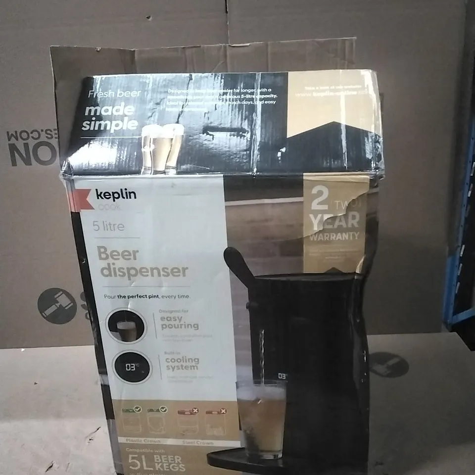 BOXED KEPLIN BEER DISPENSER