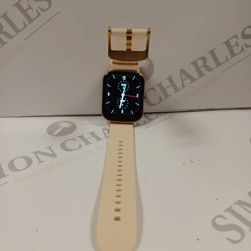 BOXED FITNESS TRACKER DIGITAL WATCH IN ROSE GOLD