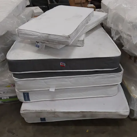 APPROX 8 X ASSORTED MATTRESSES. SIZES, BRANDS AND CONDITIONS VARY