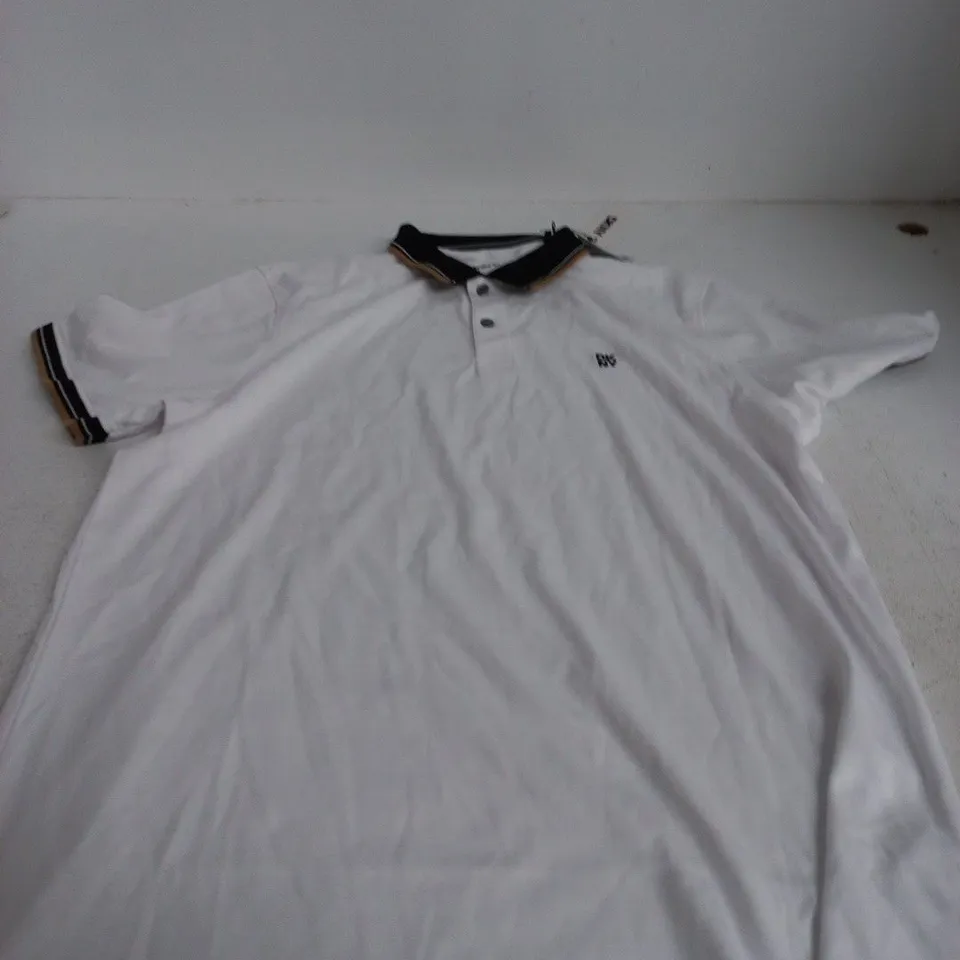 DKNY POLO SHIRT – WHITE, MEN'S, SIZE L