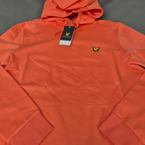 LYLE AND SCOTT FLY FLEECE HOODIE - SIZE M