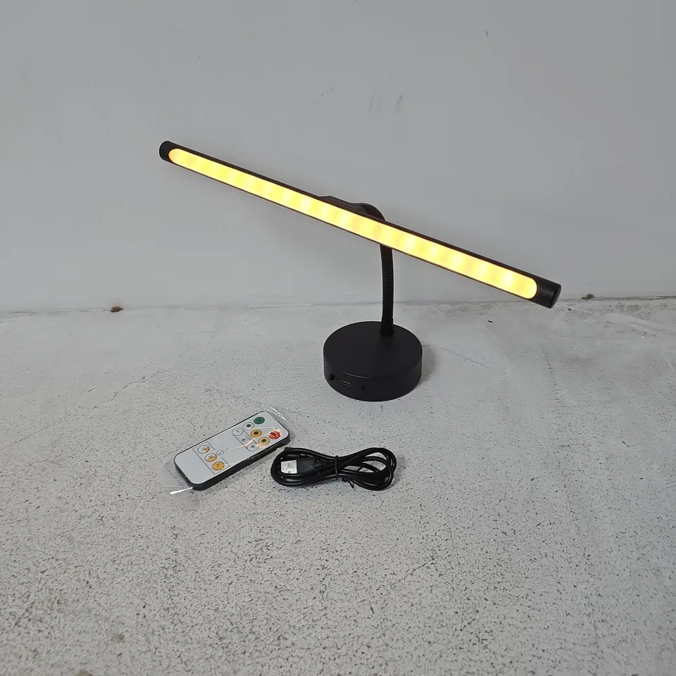 LED BAR DESK LAMP WITH REMOTE – BLACK