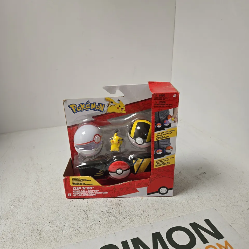 POKÉMON CLIP 'N' GO POKE BALL BELT SET – BOXED TOY