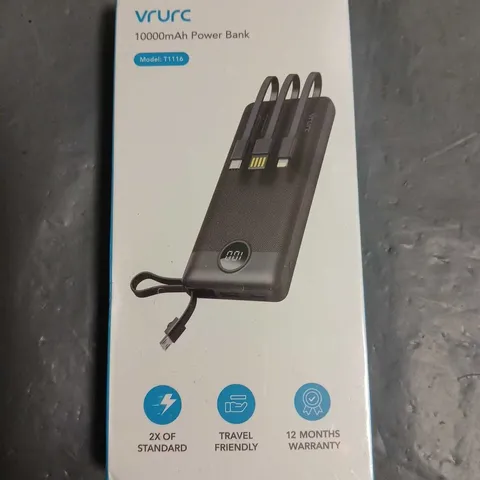 SEALED VRURC 10000MAH POWER BANK