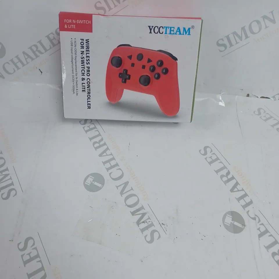 BOXED YCCTEAM WIRELESS PRO CONTROLLER FOR N-SWITCH & LITE