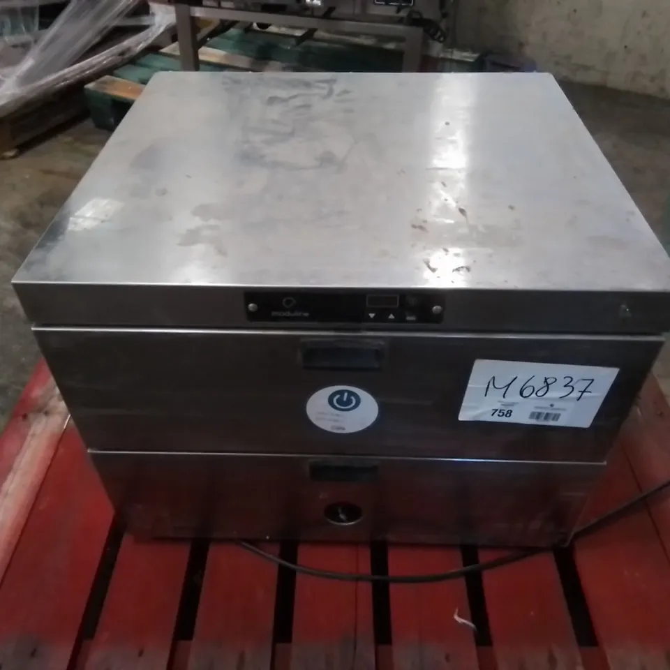 MODULINE HSW012E HEATED HOLDING CABINET WITH DOUBLE DRAWERS