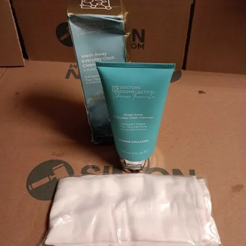 DOCTORS COSMETIC WASH AWAY EVERYDAY CLOTH CLEANSER WITH MARINE COLLAGEN – 150ML