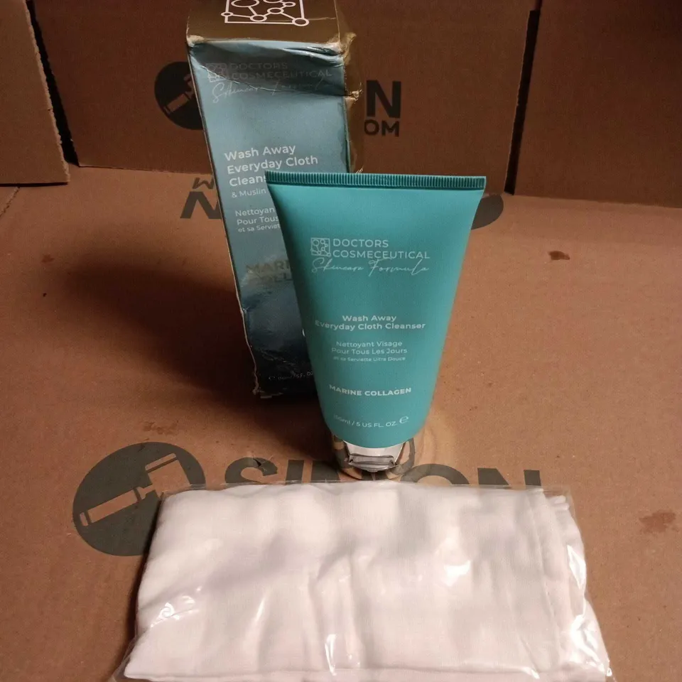 DOCTORS COSMETIC WASH AWAY EVERYDAY CLOTH CLEANSER WITH MARINE COLLAGEN – 150ML