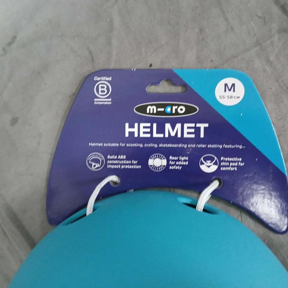 MICRO SCOOTER HELMET – SIZE M (55-58 CM) – TURQUOISE