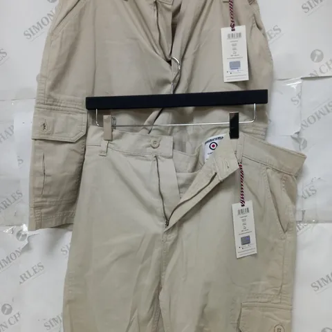2 X CRΓME DENIM CARGO SHORTS - SIZE 32 & 36