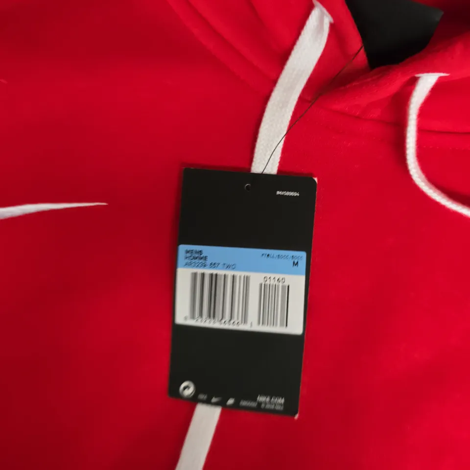 NIKE RED HOODIE – MEN’S SIZE M