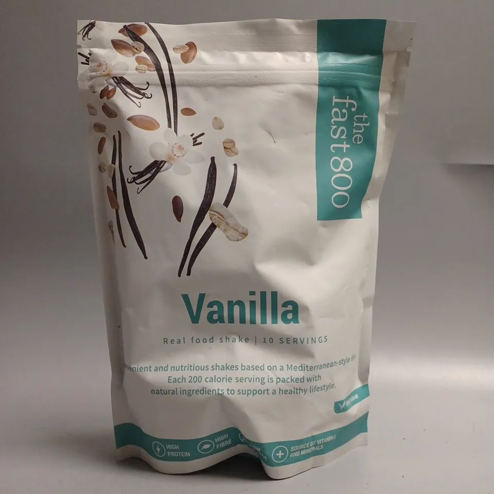 SEALED THE FAST 800 REAL FOOD SHAKE - VANILLA 500G