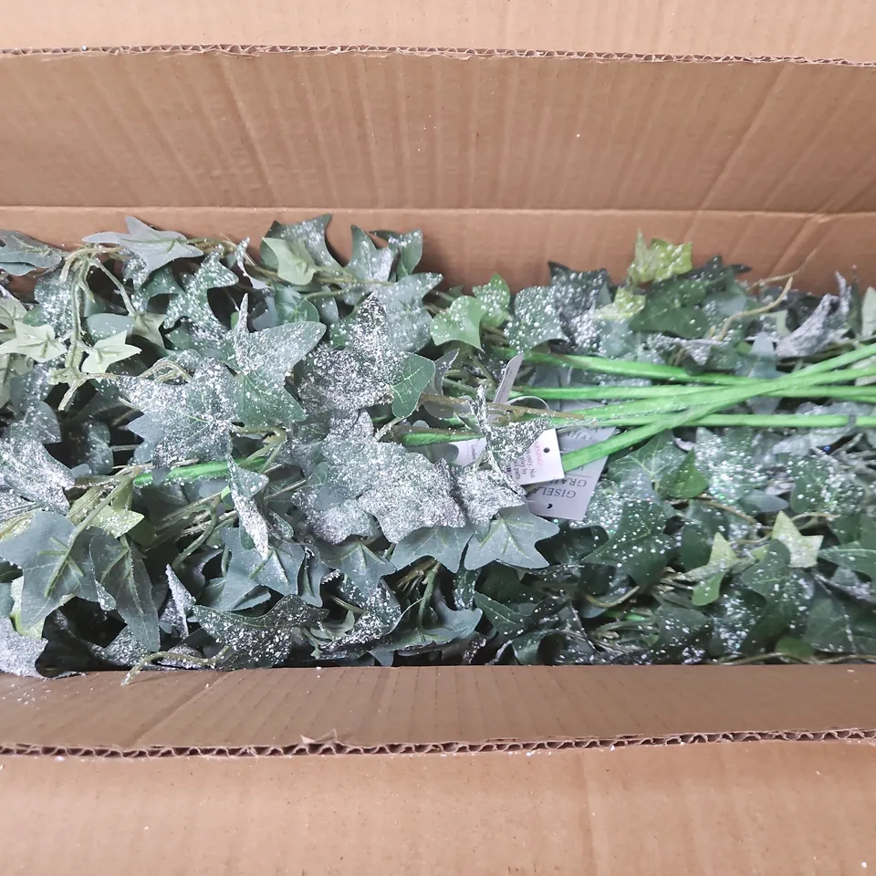 APPROXIMATELY 45 GISELA GRAHAM DECORATIVE FAUX FOLIAGE STEMS 