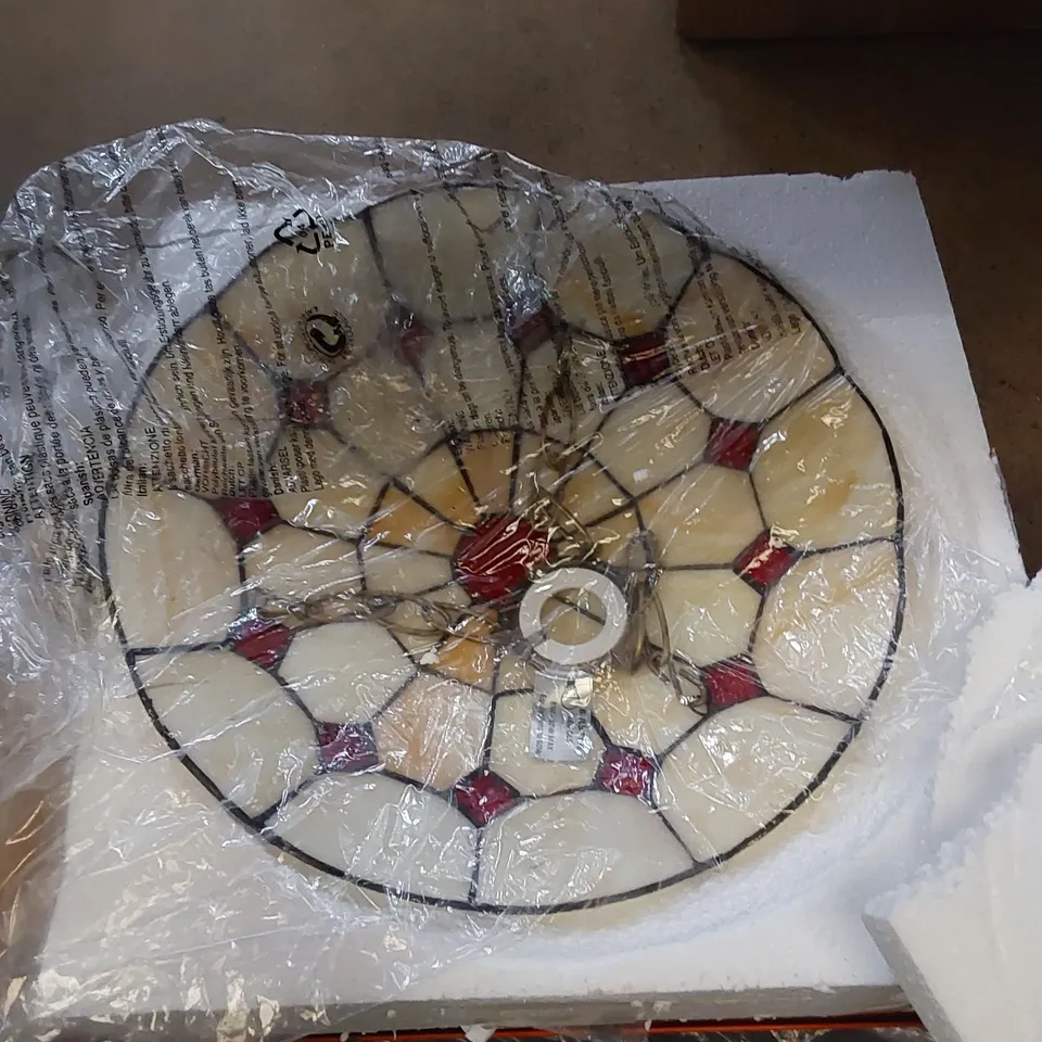 BOXED 7CM H GLASS BOWL PENDANT SHADE (SCREW ON)