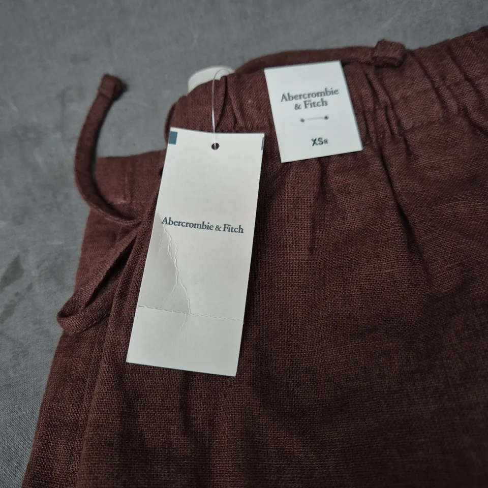 ABERCROMBIE & FITCH BROWN TROUSERS – SIZE XS