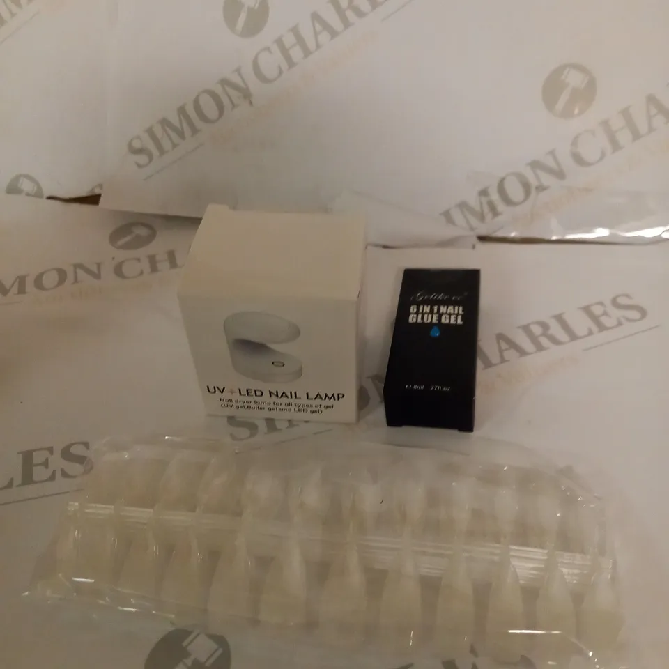 NAIL TIPS GLUE GEL KIT