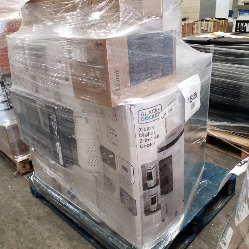 PALLET OF APPROXIMATELY 11 UNPROCESSED RAW RETURN HOUSEHOLD AND ELECTRICAL GOODS TO INCLUDE;