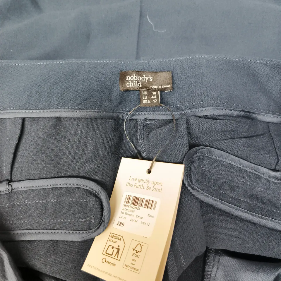 Nobody's Child Navy Trousers, UK 16 (EU 44, US 12)