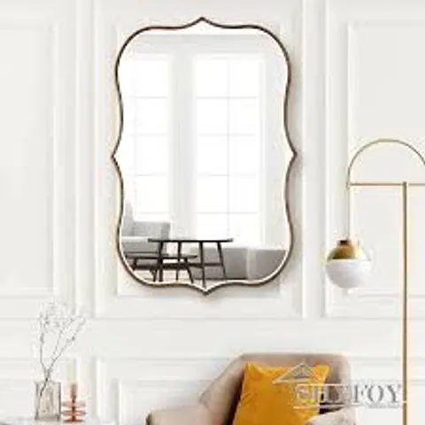 BOXED LARGE VINTAGE MIRRORS FOR LIVING ROOM WALL DECOR GOLD ANQITUE DECORATIVE WALL MIRROR