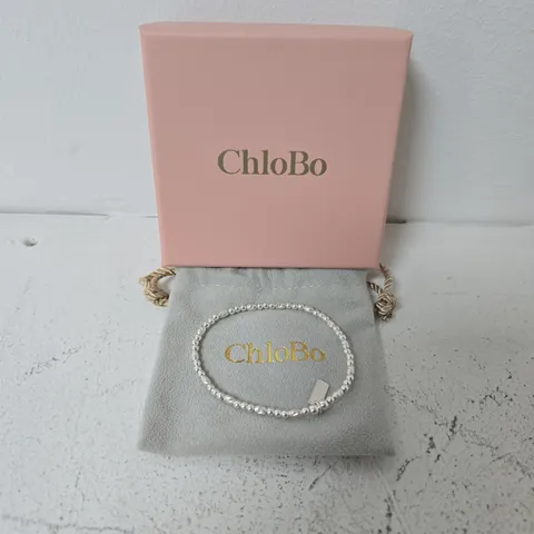 BOXED CHLOBO SILVER DAINTY BRACELET