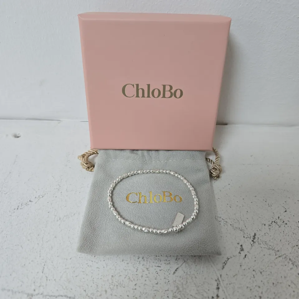 BOXED CHLOBO SILVER DAINTY BRACELET