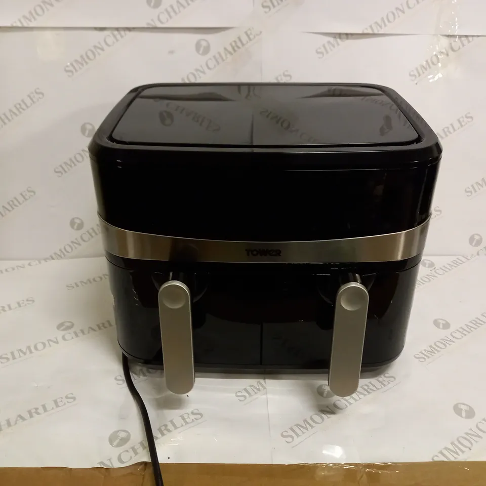 TOWER 9 LITRE DUAL BASKET AIR FRYER