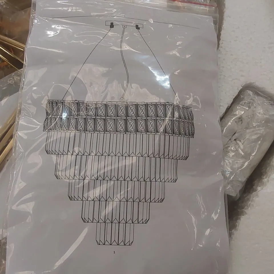 BOXED PENDANT CHANDELIER