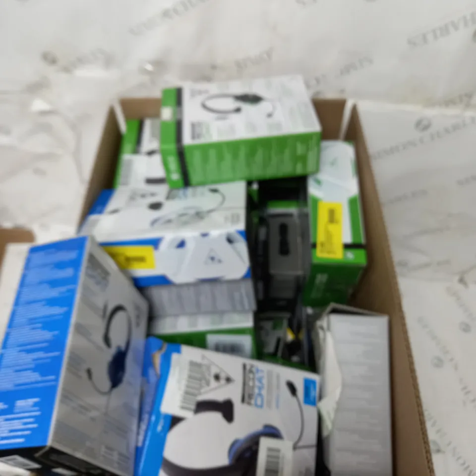 BOX OF ASSORTED TURTLE BEACH - RECON CHAT HEADSETS