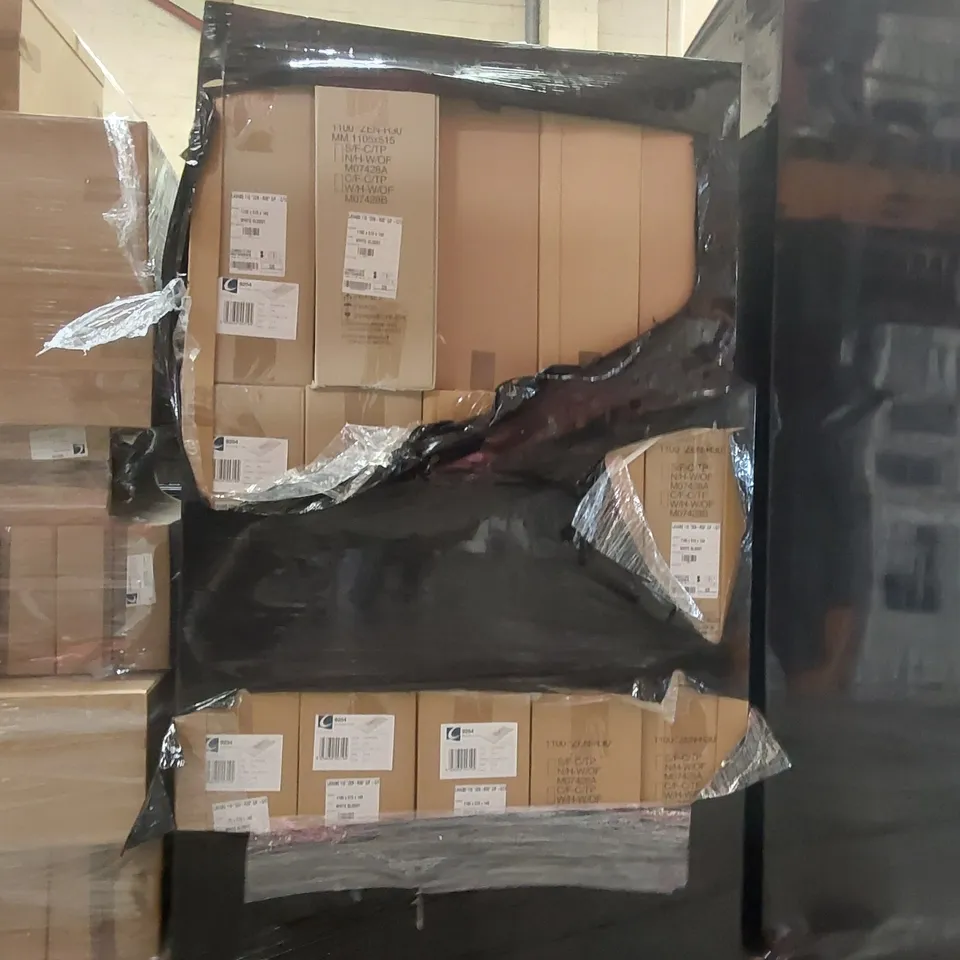 PALLET CONTAINING APPROXIMATELY 14x BOXED CALYPSO BATHROOM BASINS 