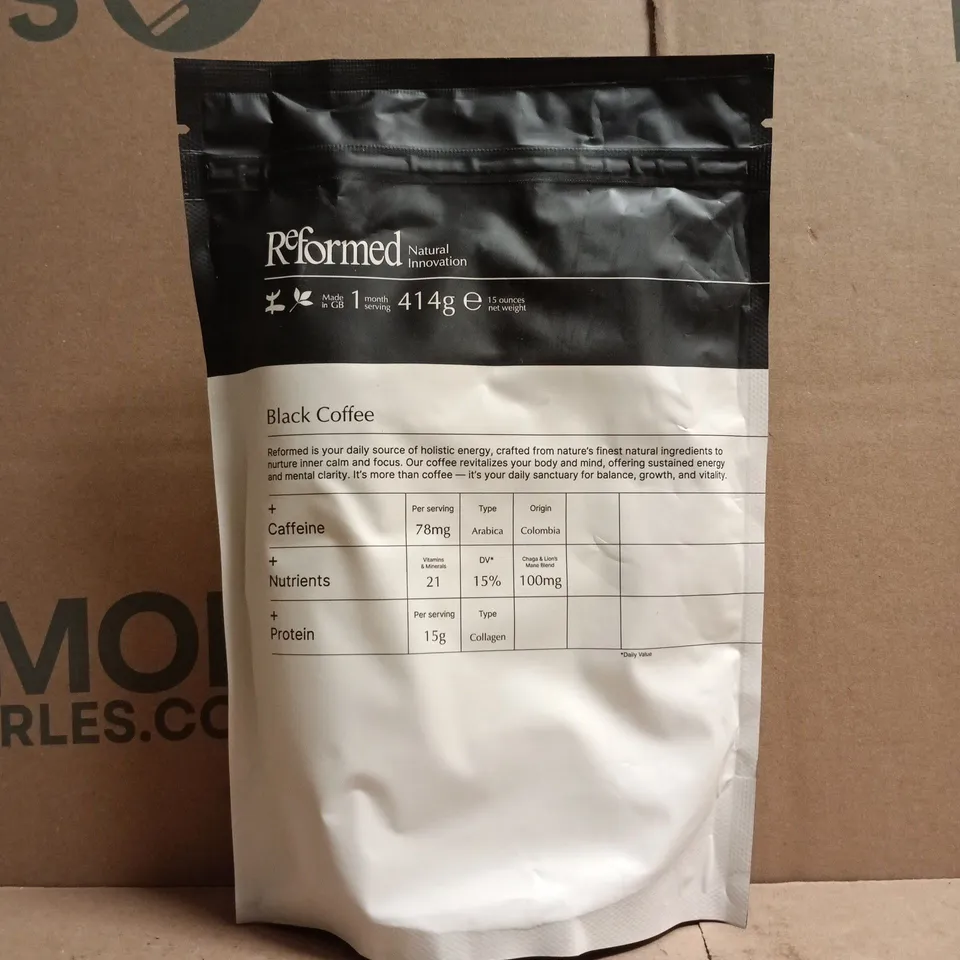 REFORMED 414G BAG OF BLACK COFFEE