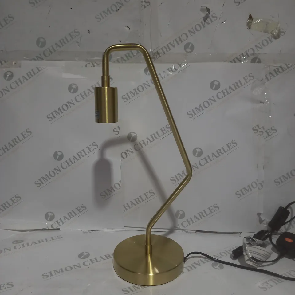 TATE TABLE LAMP - GOLD RRP £35