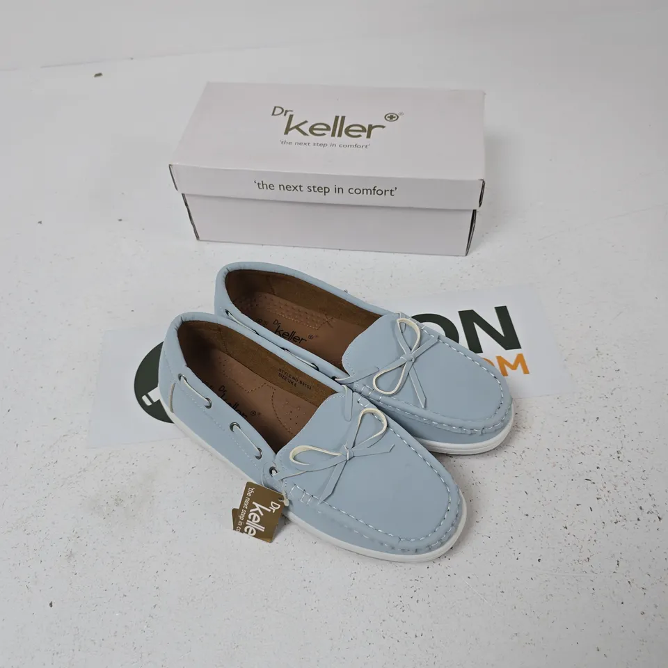 DR KELLER LADIES COMFORT CASUALS – BLUE, UK SIZE 6