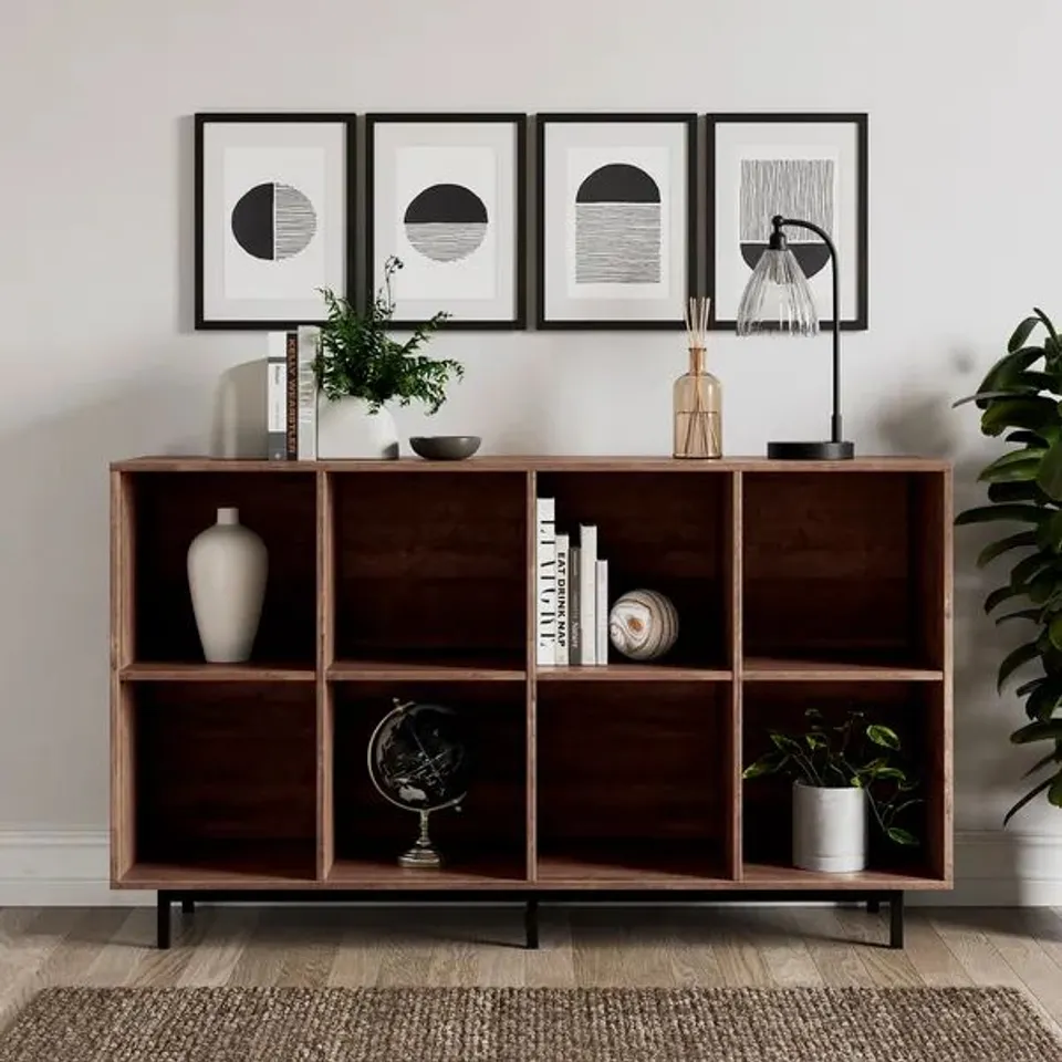 BOXED FULTON OPEN SIDEBOARD - PINE (1 BOX)