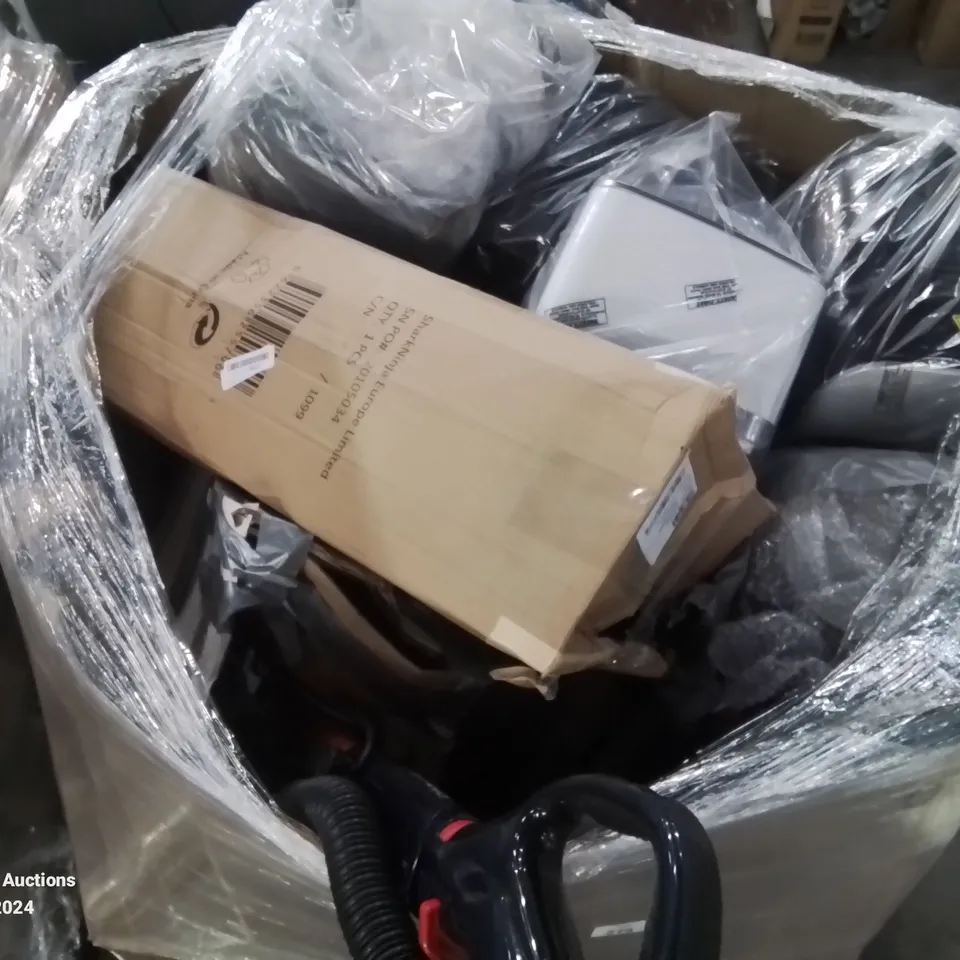 PALLET CONTAINING APPROXIMATELY 18  RAW ELECTRICAL ITEMS TO INCLUDE: