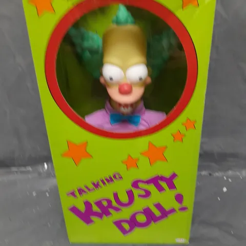 BOXED THE SIMPSONS TALKING KRUSTY