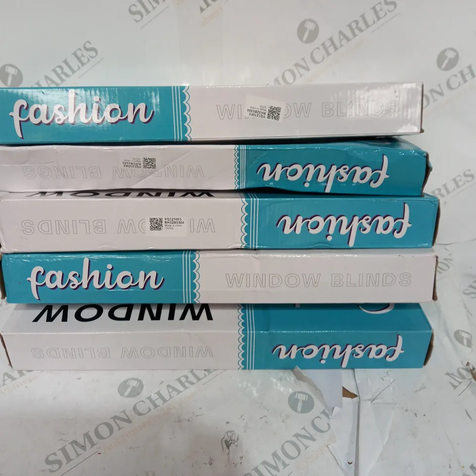 5 X BOXES OF SIMPLE FASHION WINDOW BLINDS 