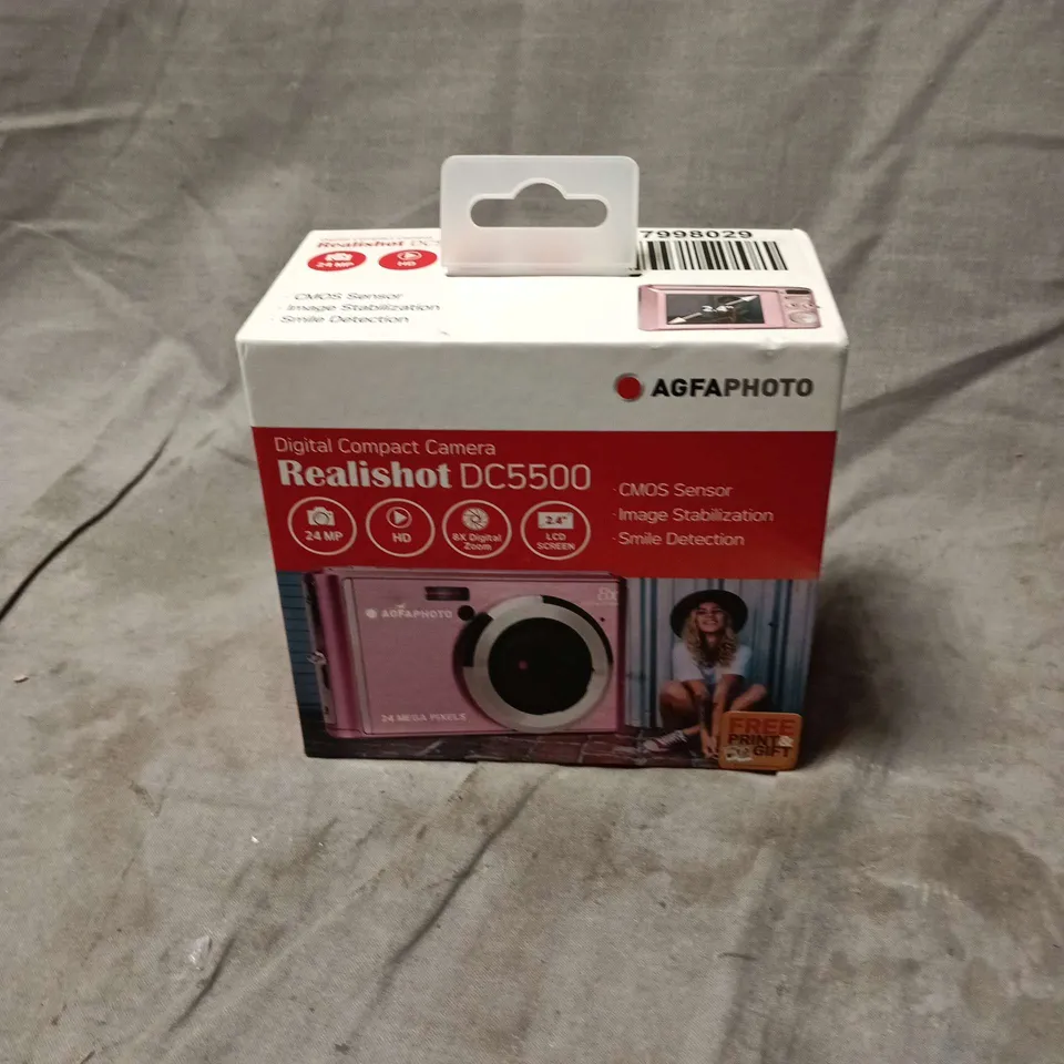 AGFAPHOTO REALSHOT DC5500 DIGITAL CAMERA – PINK